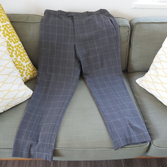 Giorgio Armani / Suit 100% Wool Plai, Sz 44R - Picture 4 of 12